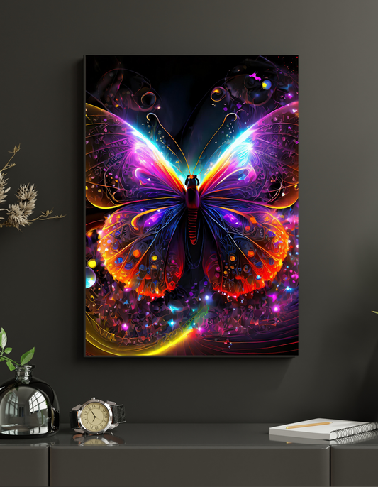 Wall-Art. Intriguing Galaxy Butterfly
